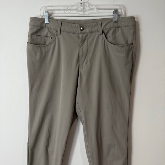 Lululemon Men's ABC Pant Skinny Dress Office Commuter Workwear Carbon Dust 34 - Picture 3 of 11